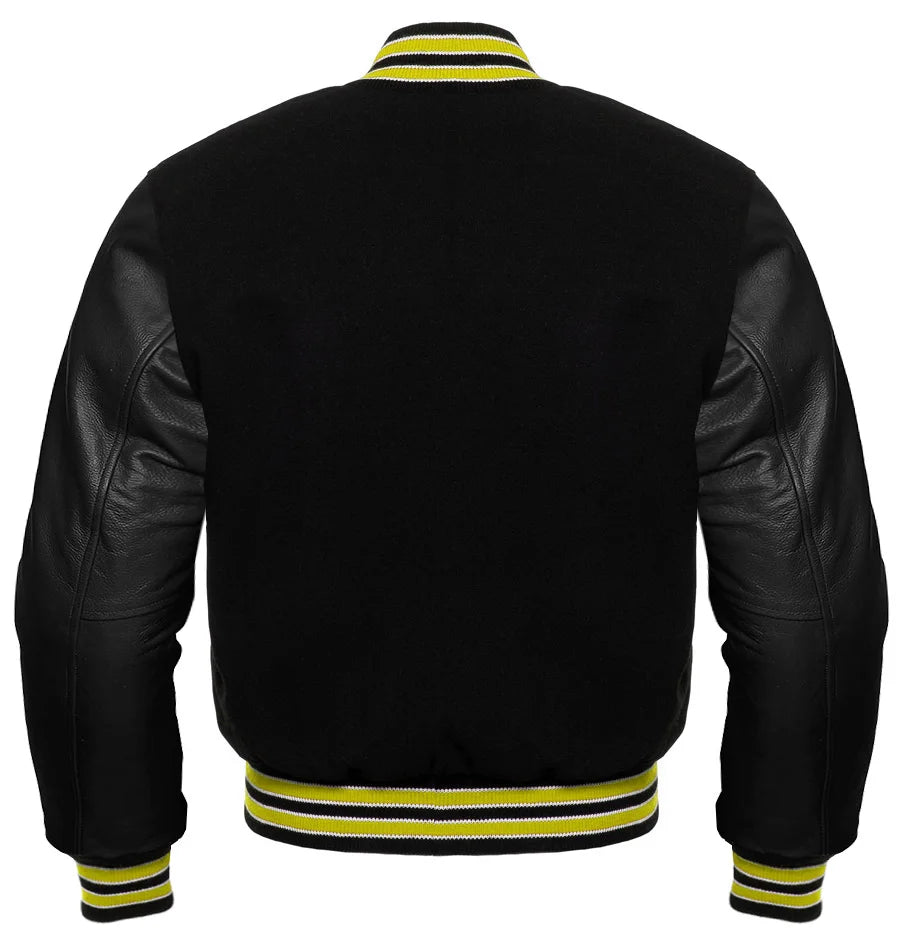 Aurora Edge Varsity Jacket Back Side