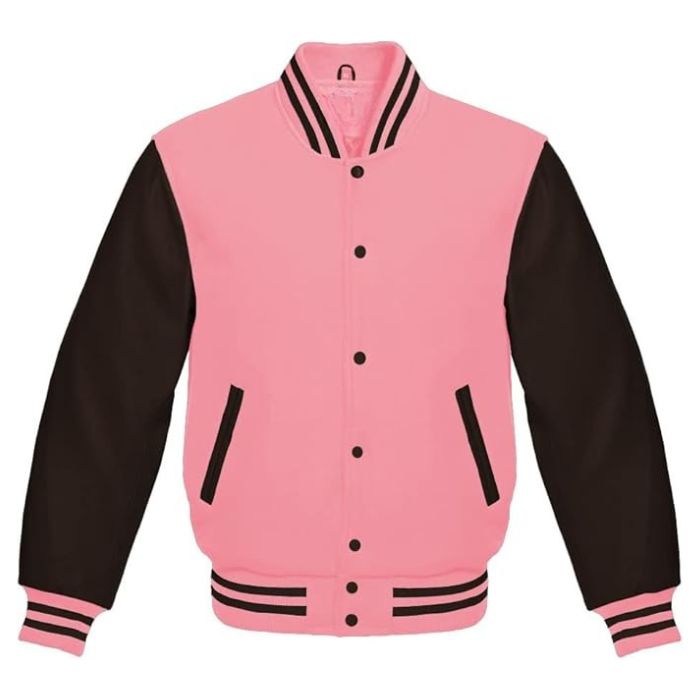 Candy Floss Letterman Jacket