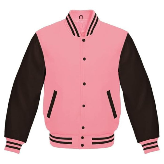 Candy Floss Letterman Jacket