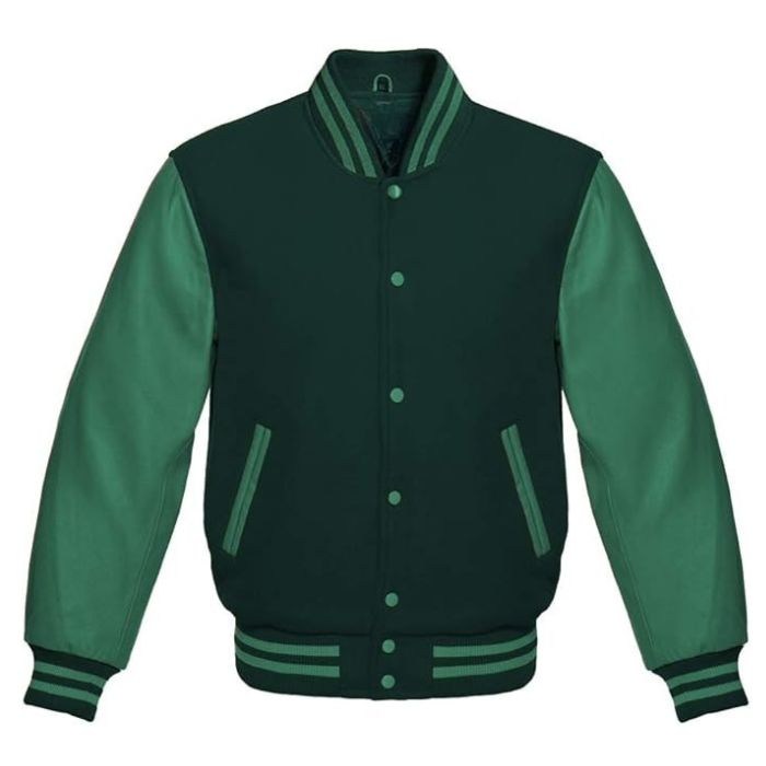 Dark Green Varsity Jacket