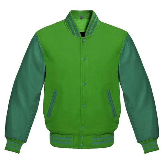 Fresh Mint Varsity Jacket