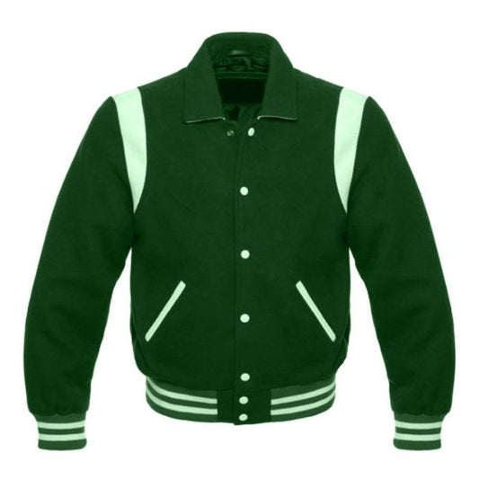 Green Vintage Varsity Jacket