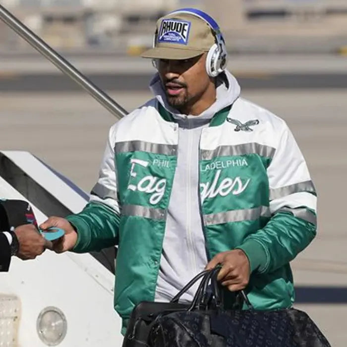 Jalen Hurts Philadelphia Eagles Script Jacket