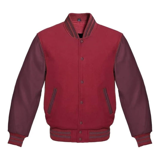 Maroon Varsity Jacket