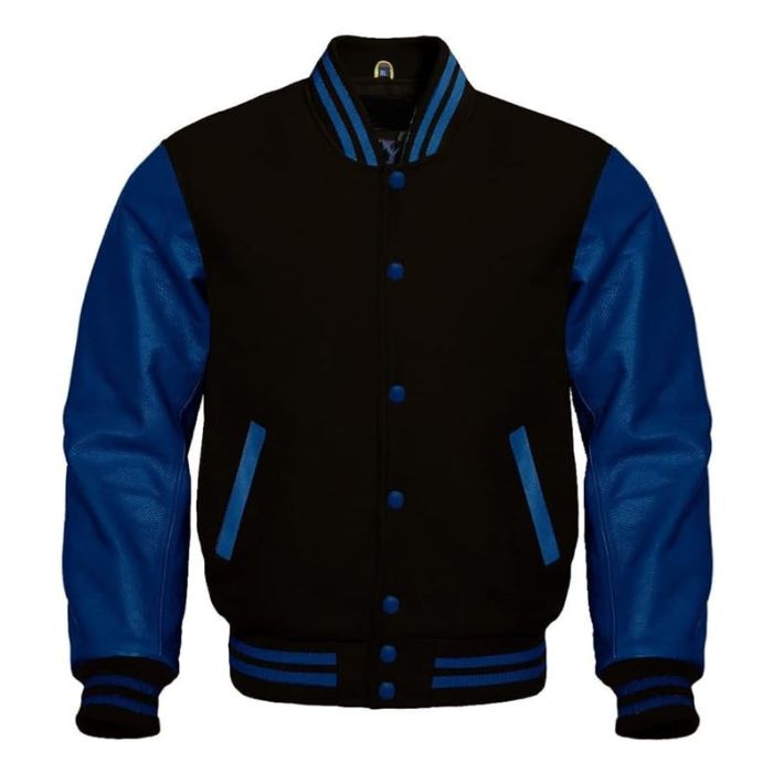 Midnight Ocean Varsity Jacket