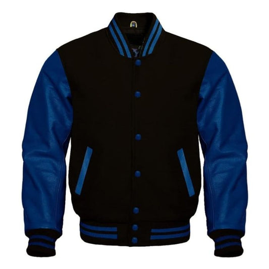 Midnight Ocean Varsity Jacket