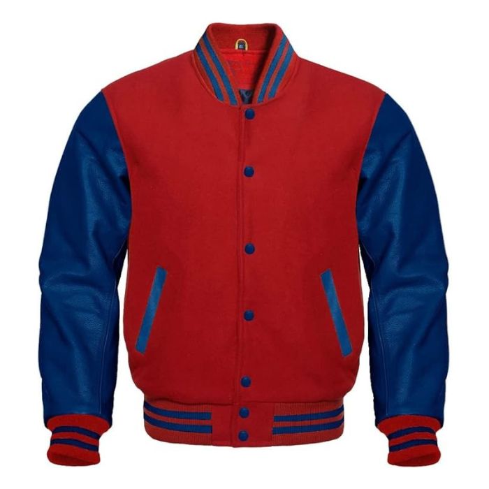 Red and Blue Varsity Jacket