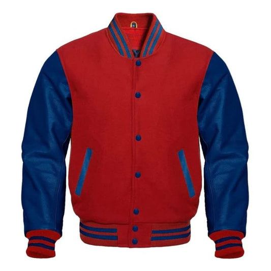 Red and Blue Varsity Jacket