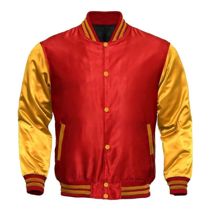 Red and Gold Satin Jacket