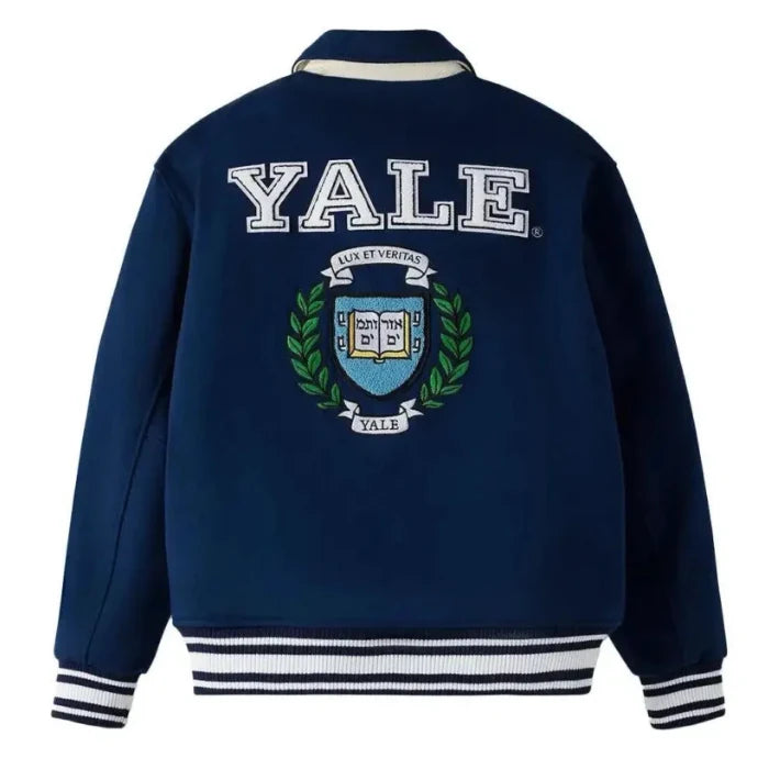 Vintage Yale Varsity Jacket Back Side