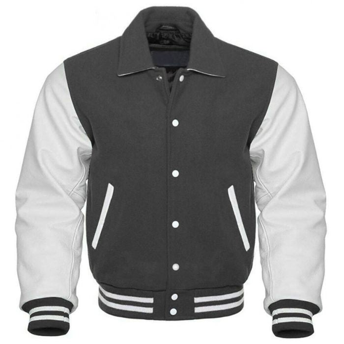 Vintage Academy Collared Letterman Jacket