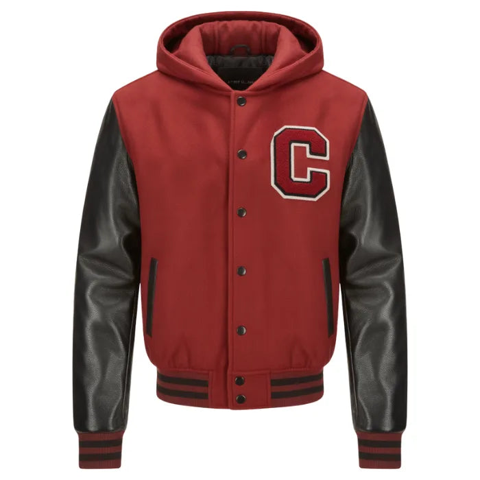 Celine Hooded Varsity Jacket