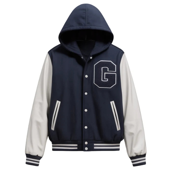 Park Hooded Varsity Jacket