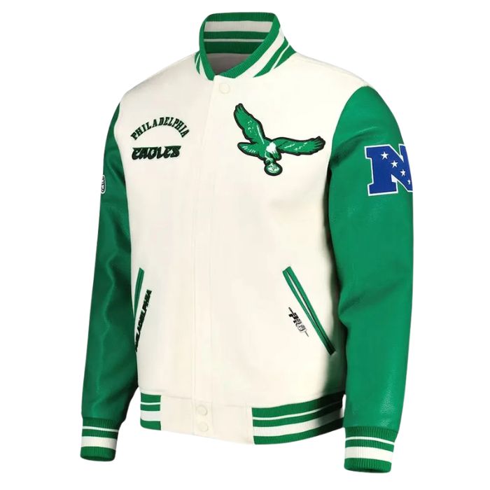 philadelphia eagles varsity jacket