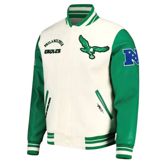 philadelphia eagles varsity jacket