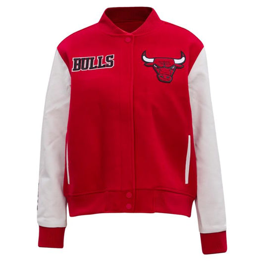women's chicago bulls letterman jacket