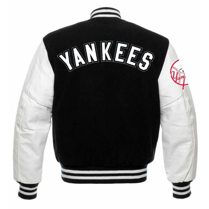 yankees varsity jacket back side