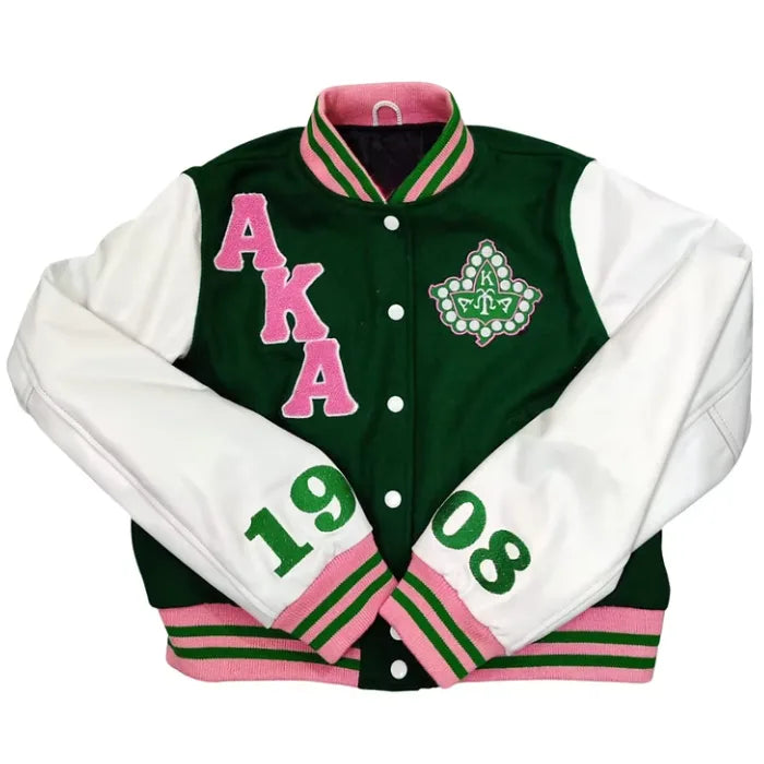 Aka Legacy Jacket in Green and White