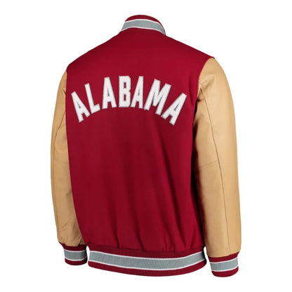 Alabama Varsity Letterman Jacket Back Side