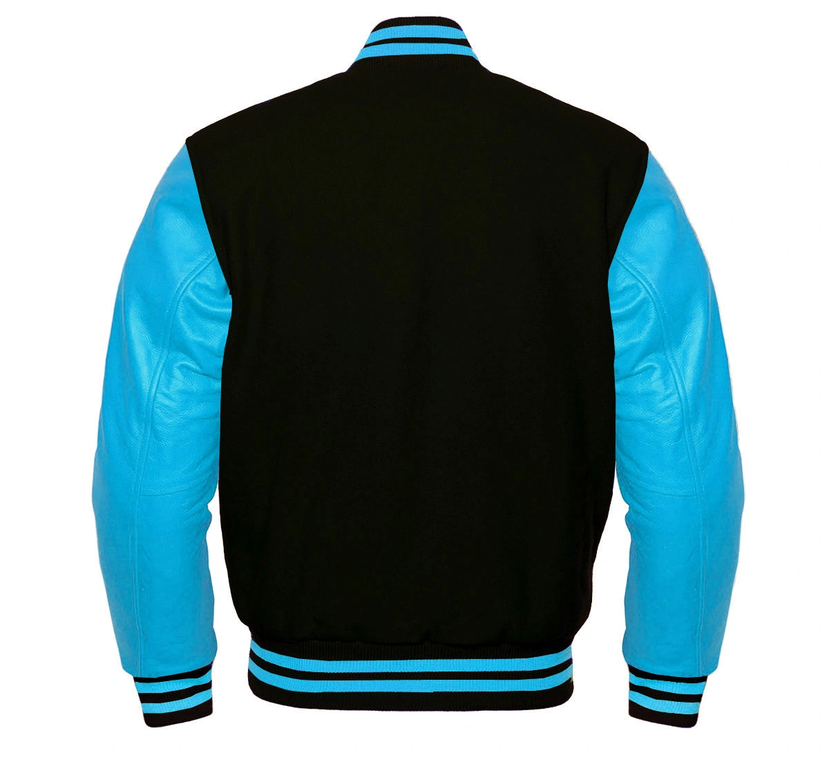 Black and blue Varsity Jacket (Back side)