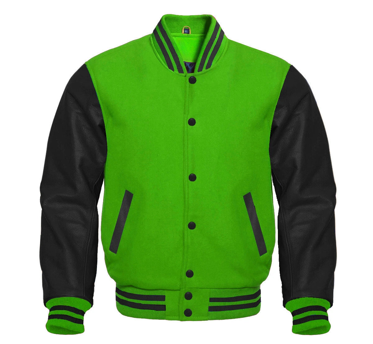 BLACK KELLY VARSITY JACKET FOR KIDS