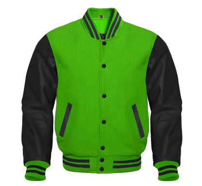 BLACK KELLY VARSITY JACKET FOR KIDS