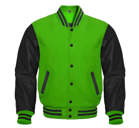 BLACK KELLY VARSITY JACKET FOR KIDS