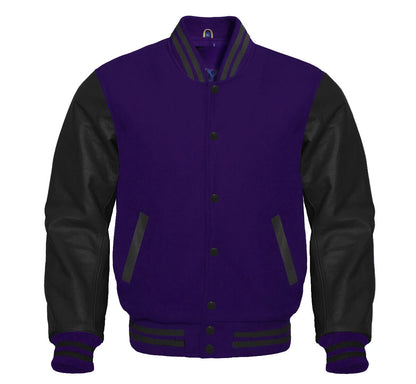 Purple Varsity Jacket Women