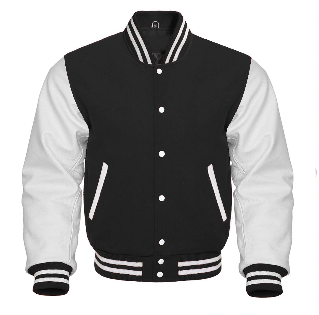 Black Varsity Jacket Men