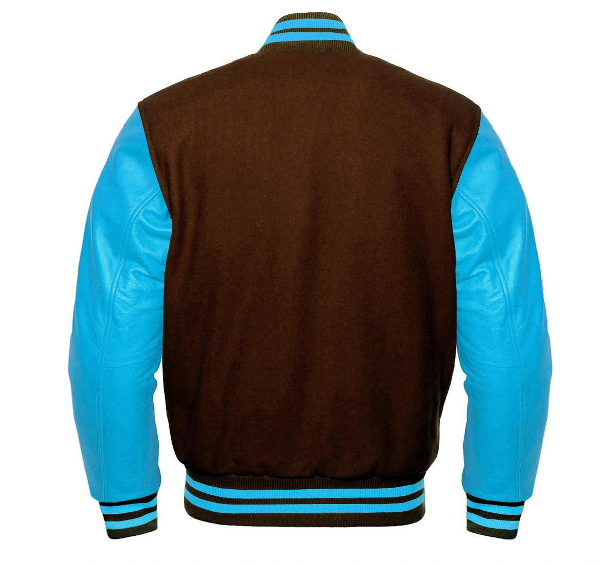 Brown Varsity Jacket Back Side