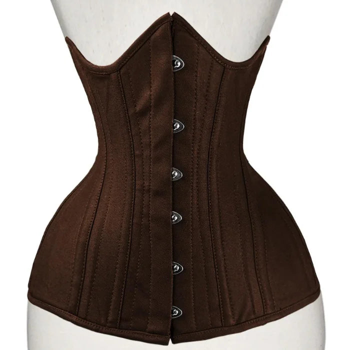 BROWN COTTON CORSET