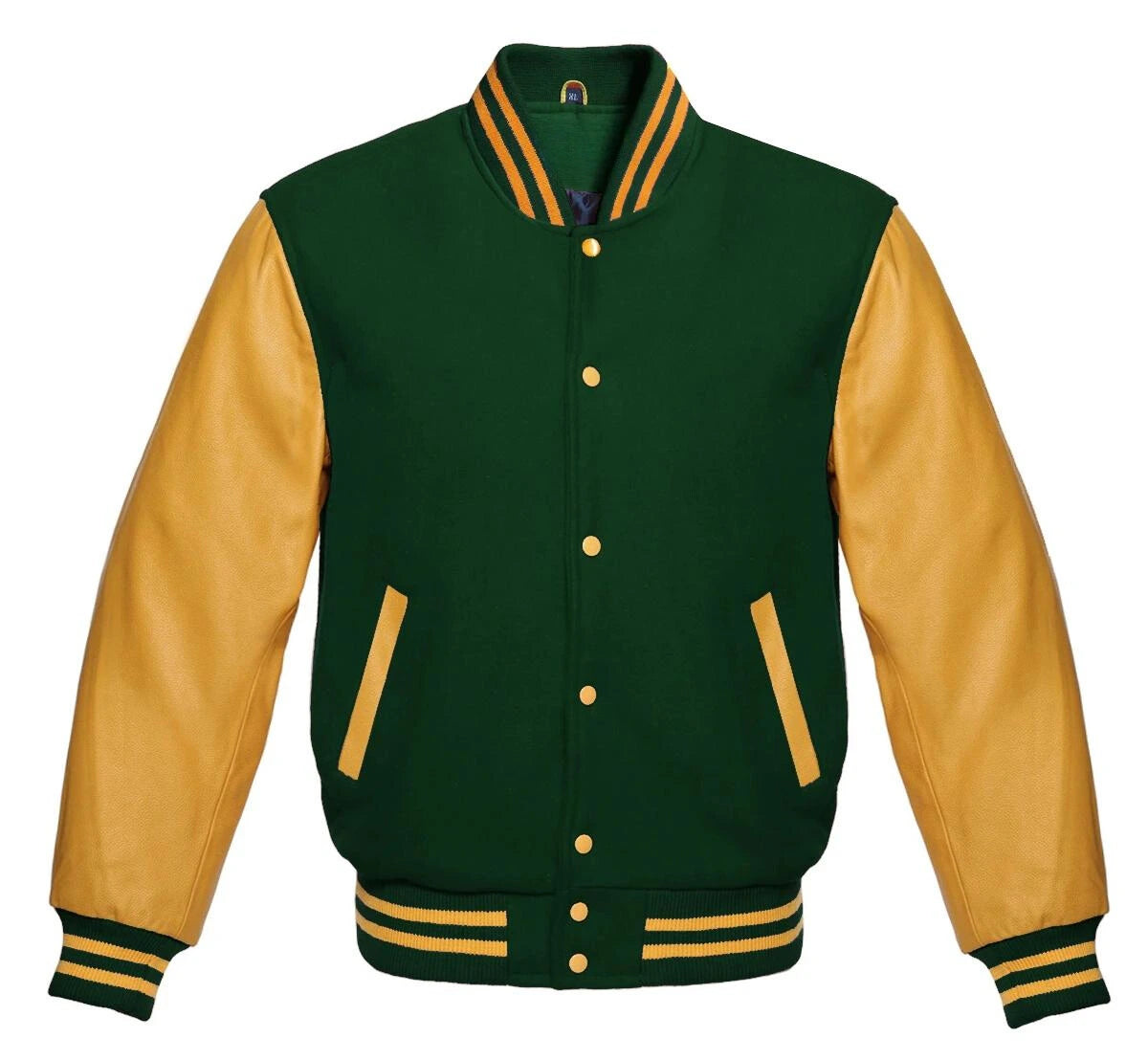 Dark Green Baseball Jacket