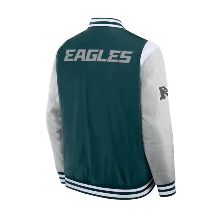Elements Elite Philadelphia Eagles Green Jacket Back Side