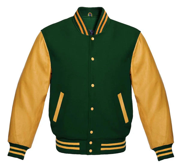 Forest Green Baseball Jacket Women