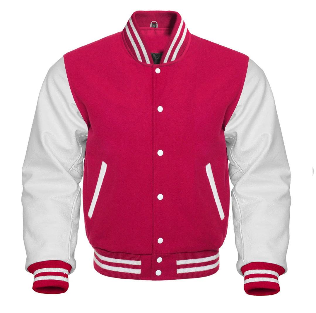 Hot Pink Varsity Jacket