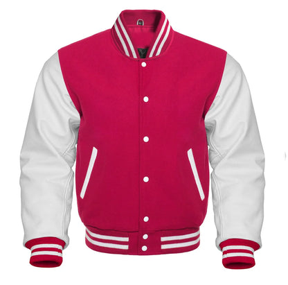 Hot Pink Varsity Jacket Girls