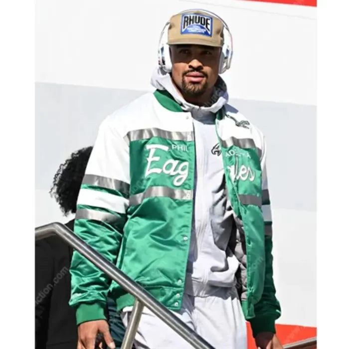 Jalen Hurts Philadelphia Eagles Script Jacket