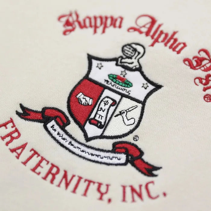 Embroidered logo of Kappa Alpha Psi Fraternity, Inc. on a white background
