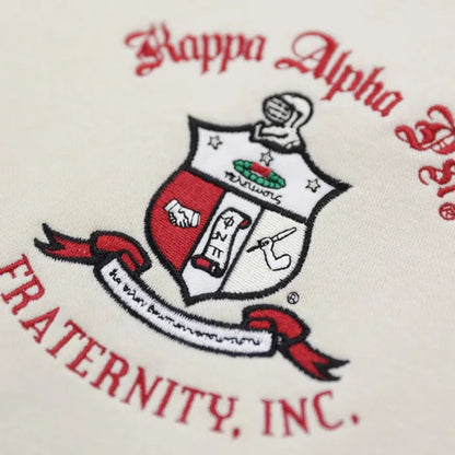 Embroidered logo of Kappa Alpha Psi Fraternity, Inc. on a white background