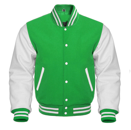 Kelly Green Letterman Jacket