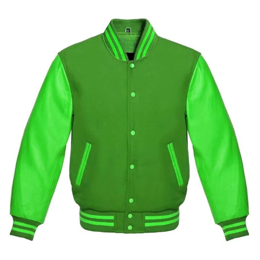 Kelly Green Varsity Jacket