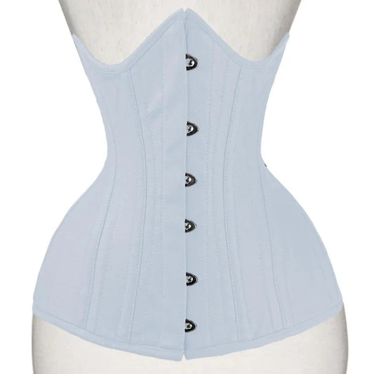 LIGHT GREY COTTON CORSET