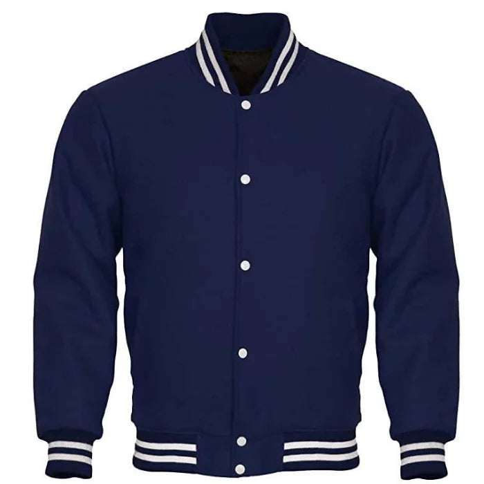 NAVY VARSITY JACKET KIDS