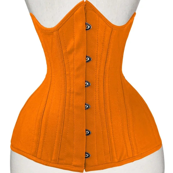 ORANGE COTTON CORSET