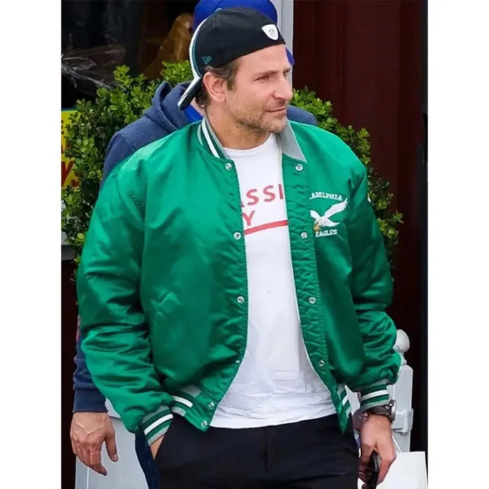 Philadelphia Eagles Bradley Cooper Green Jacket