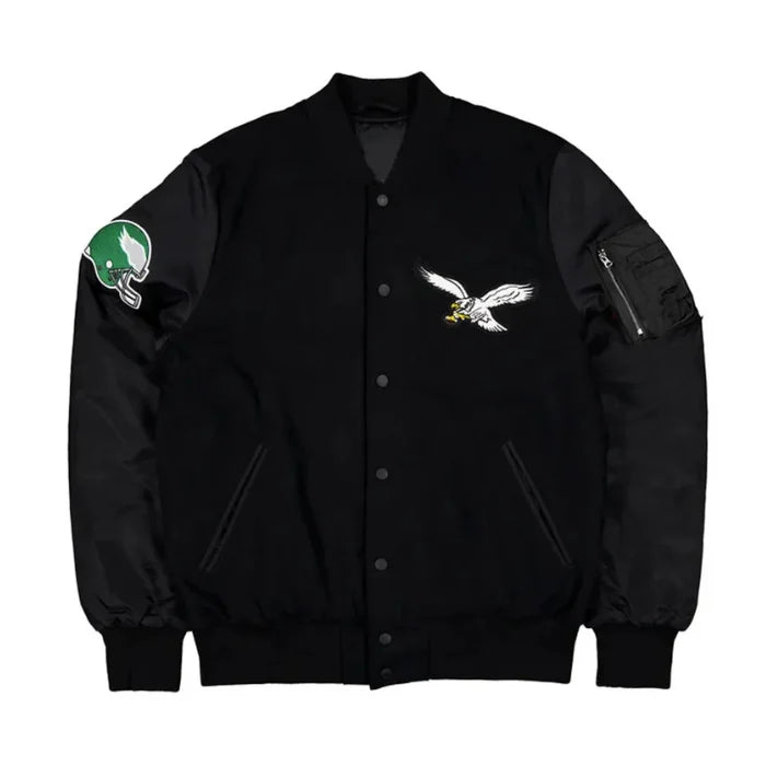 Philadelphia Eagles MA-1 Historic Varsity Jacket
