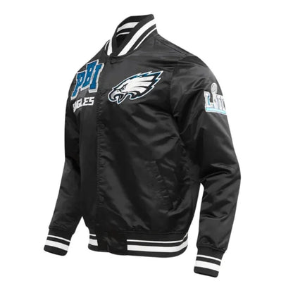 Philadelphia Eagles Mashup Classic Rib Satin Jacket