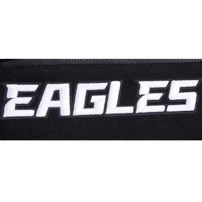 Black headband with 'EAGLES' text on a white background