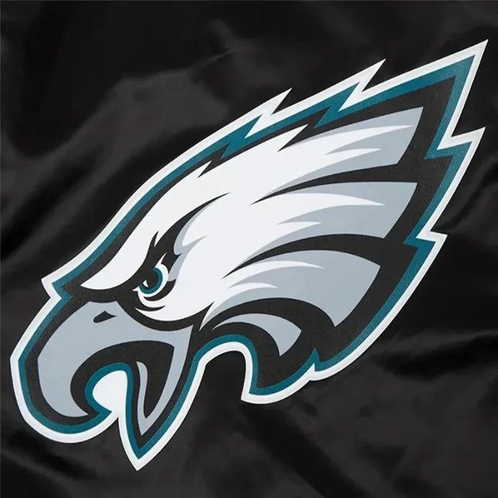 Eagles logo on a black background