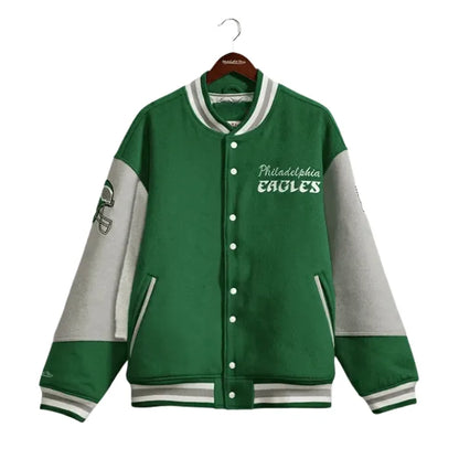 Princess Diana Philadelphia Eagles Wool Varsity Jacket